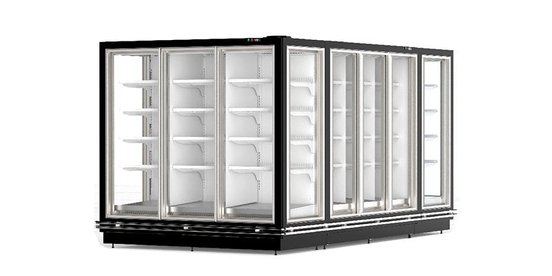 Remote Glass-door Upright Freezer