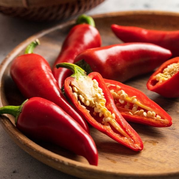Red Fresno Chile Peppers