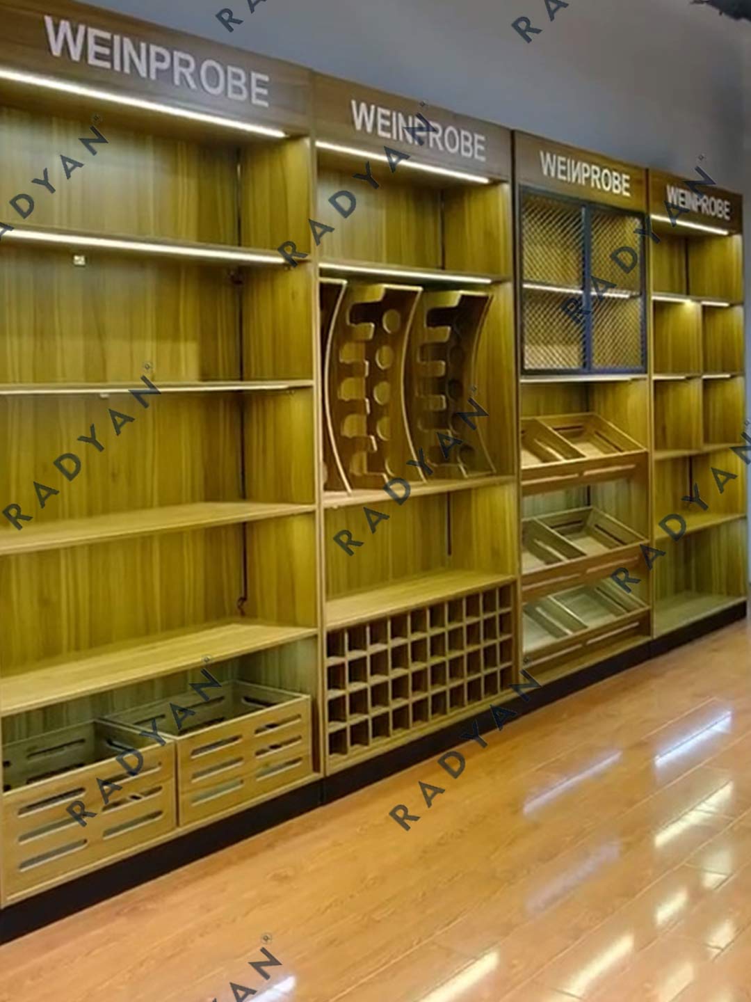 Customized wine cabinets, display cabinets, wall mounted