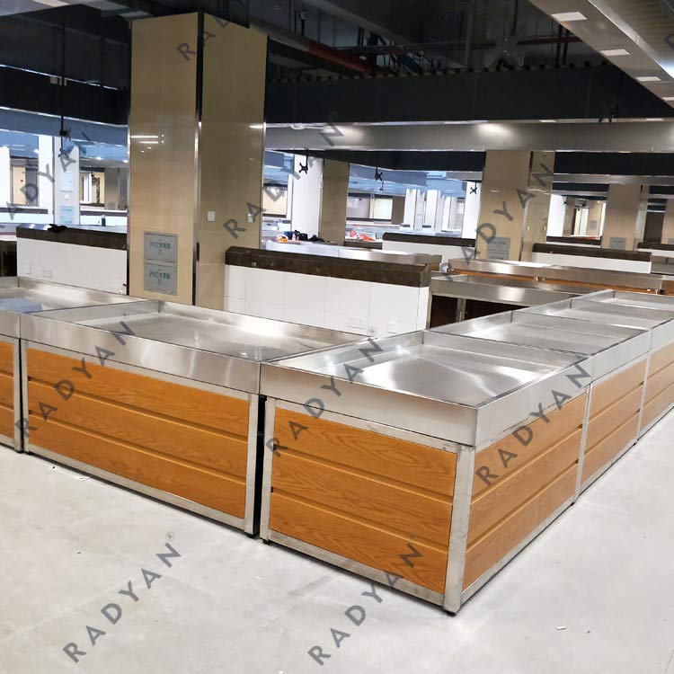 Factory direct sales supermarket shelves meat equipment