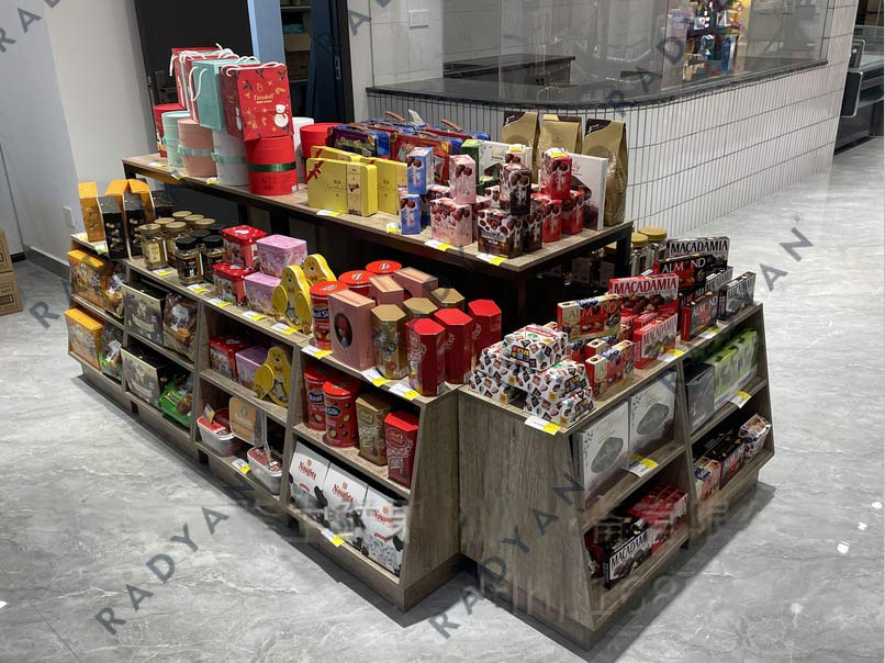 Display shelf modern combination floor stacking ladder display