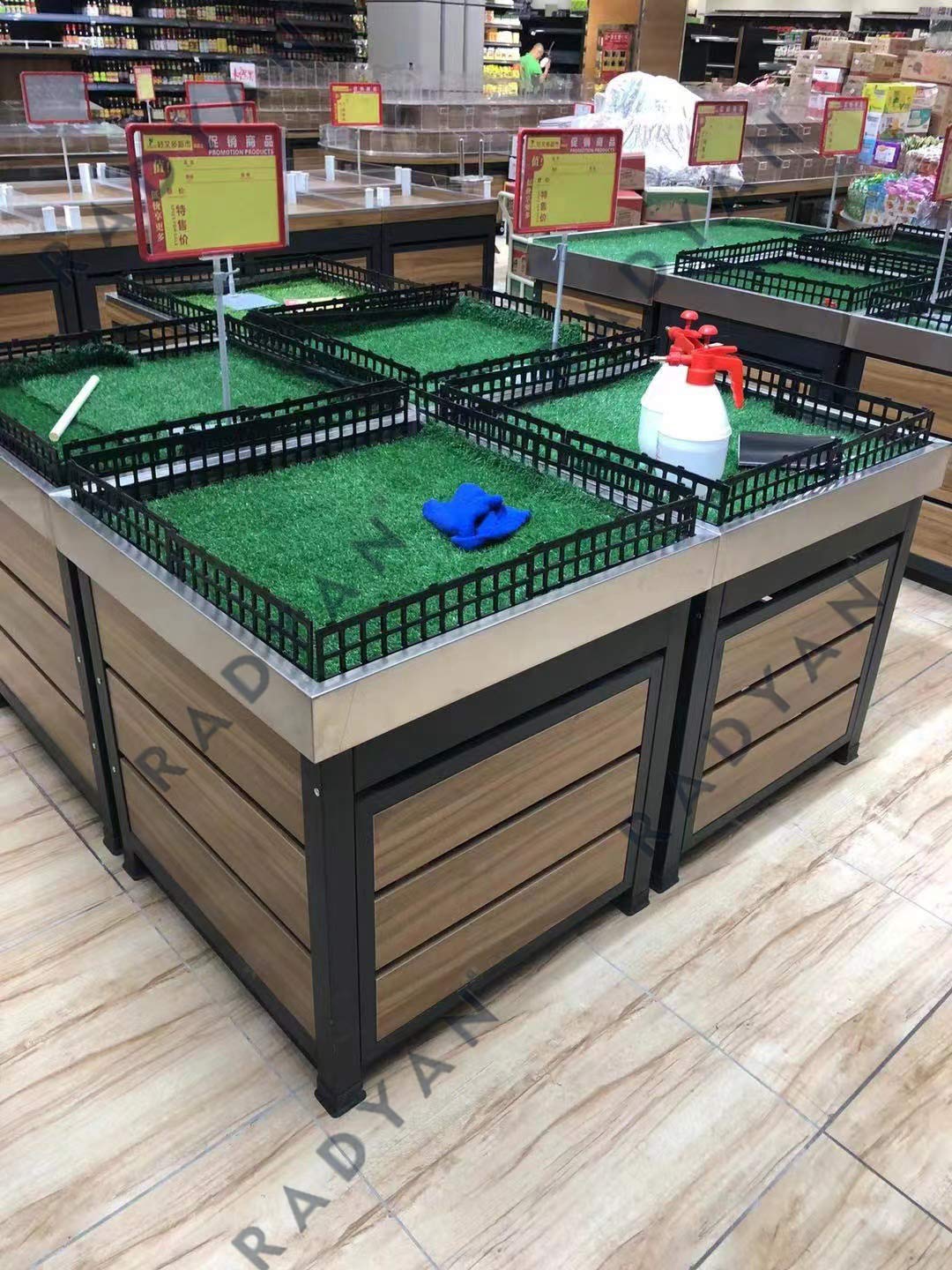 Fruit and vegetable rack, fresh food rack, leafy vegetable rack