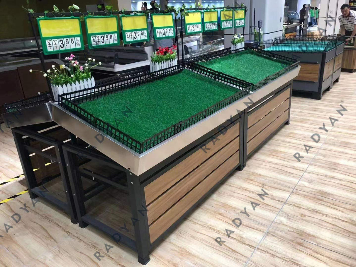 Fruit and vegetable rack, fresh food rack, leafy vegetable rack