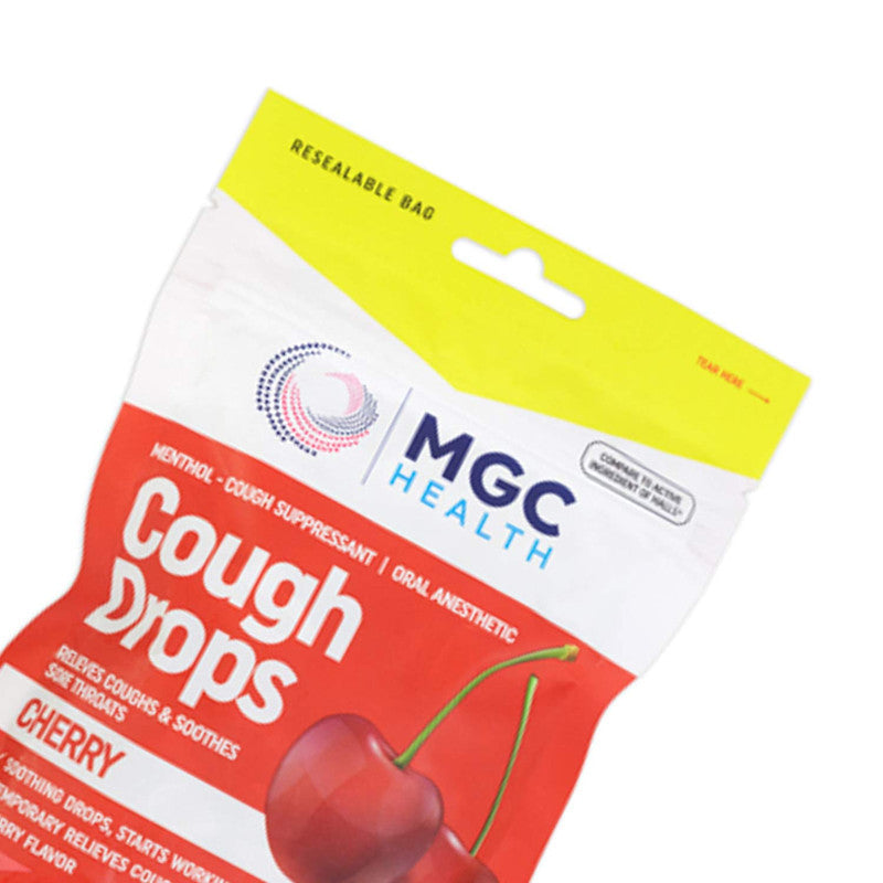 MGC Health Cough Drops 30ct Cherry Relief
