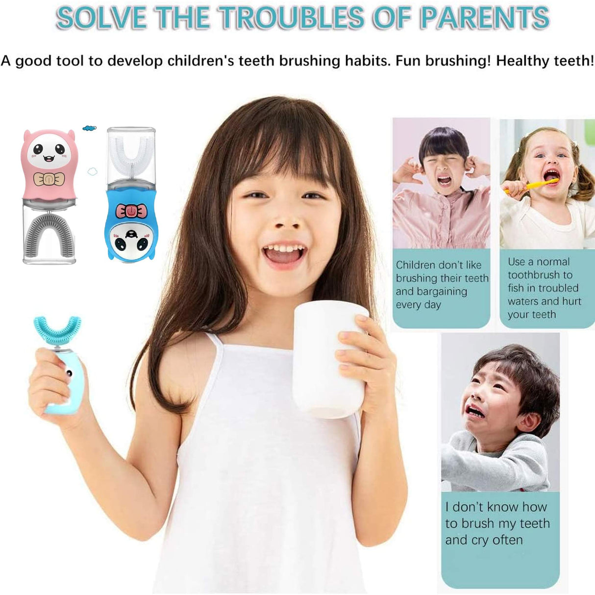 Kid U-shaped Electric Toothbrush