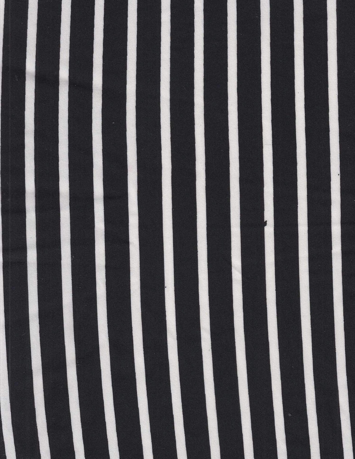 1 Yard DTY Vertical Stripe Print Knit 58/60"