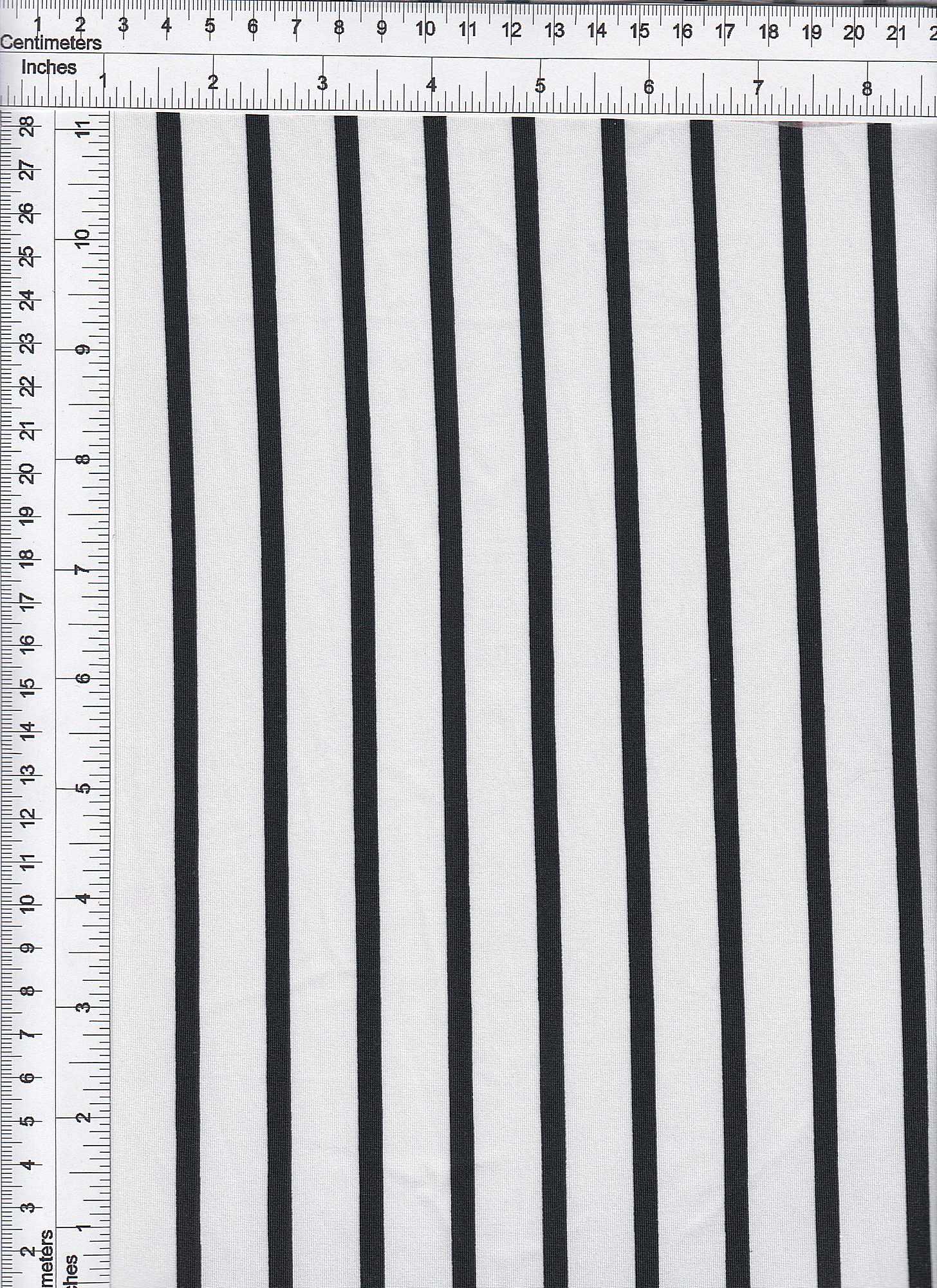 1 Yard DTY Vertical Stripe Print Knit 58/60"