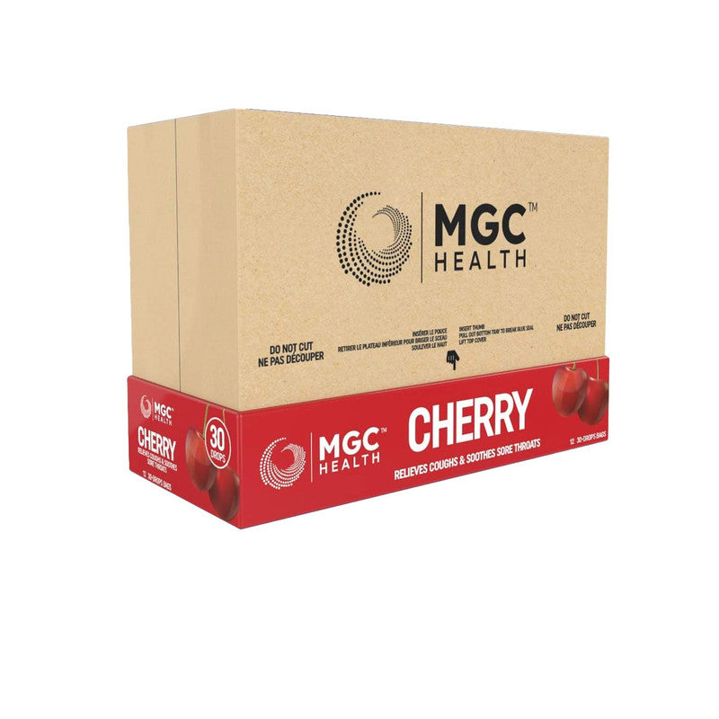 MGC Health Cherry Cough Drops 30ct Pack