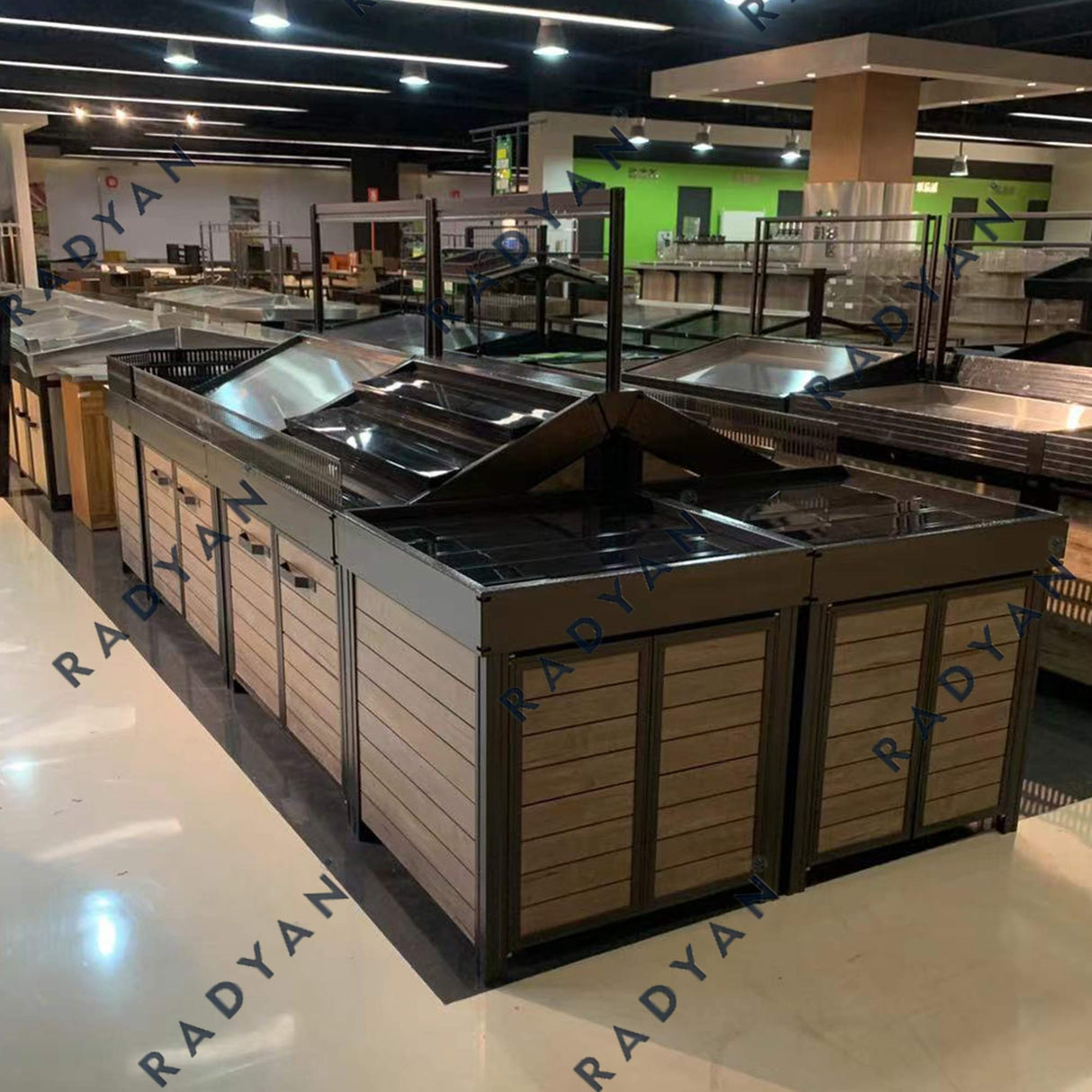 Aluminum alloy vegetable and fruit rack, factory direct sales, quality guaranteed, one-year warranty