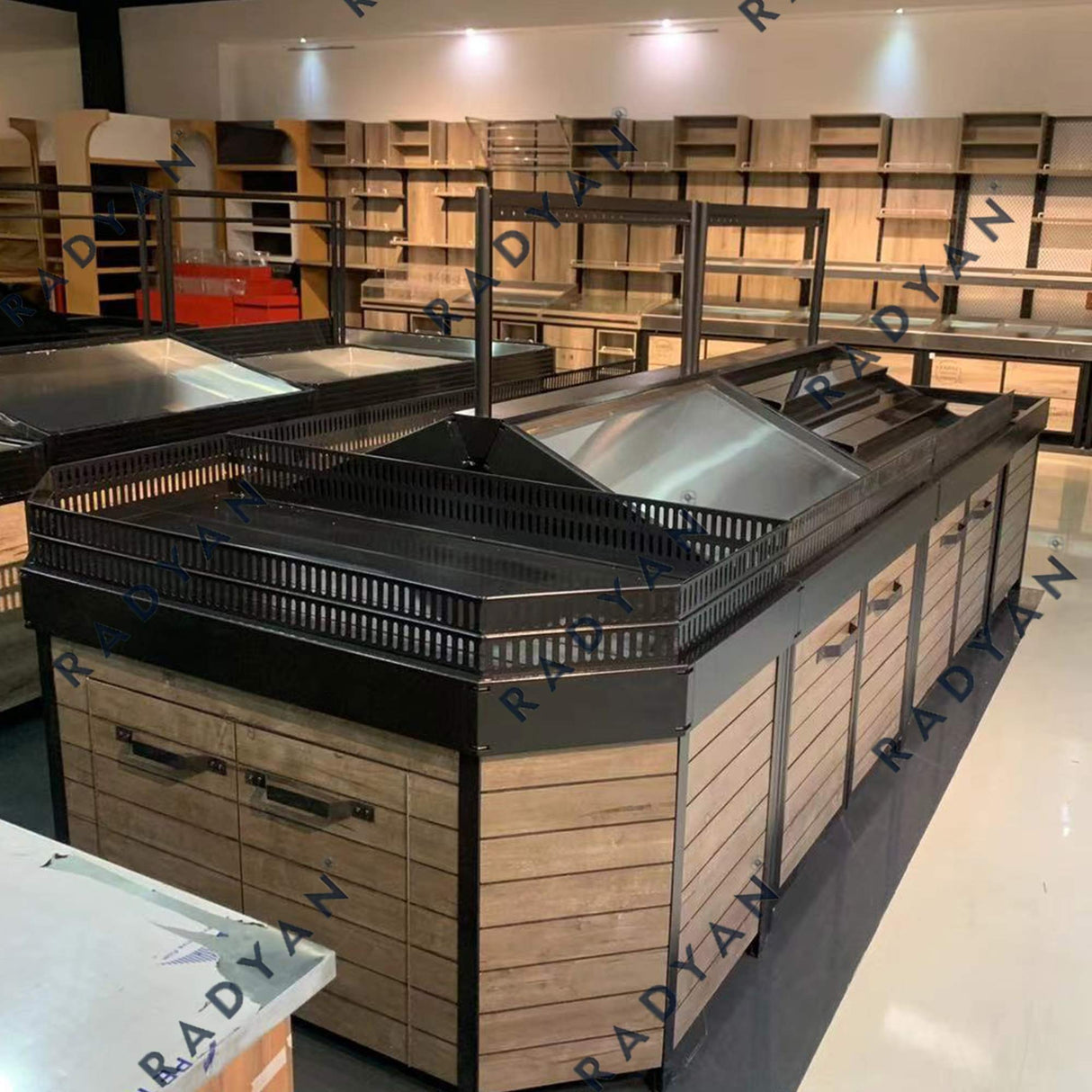 Aluminum alloy vegetable and fruit rack, factory direct sales, quality guaranteed, one-year warranty