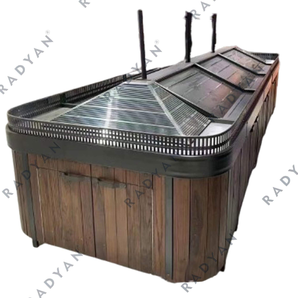 New aluminum alloy profile fruit and vegetable rack