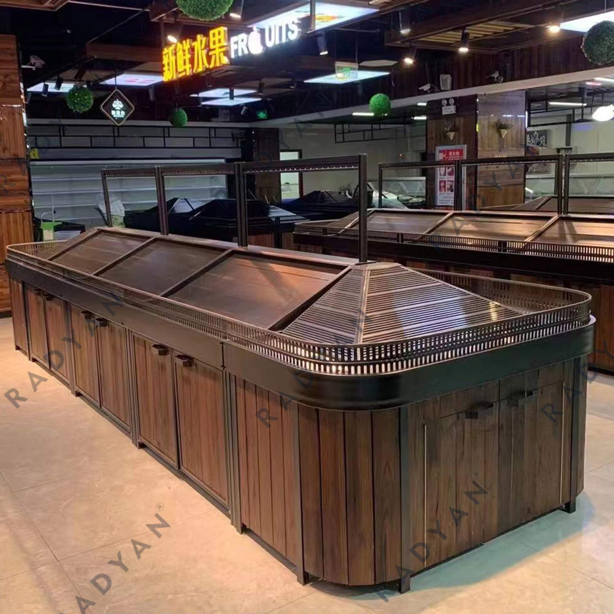 New aluminum alloy profile fruit and vegetable rack