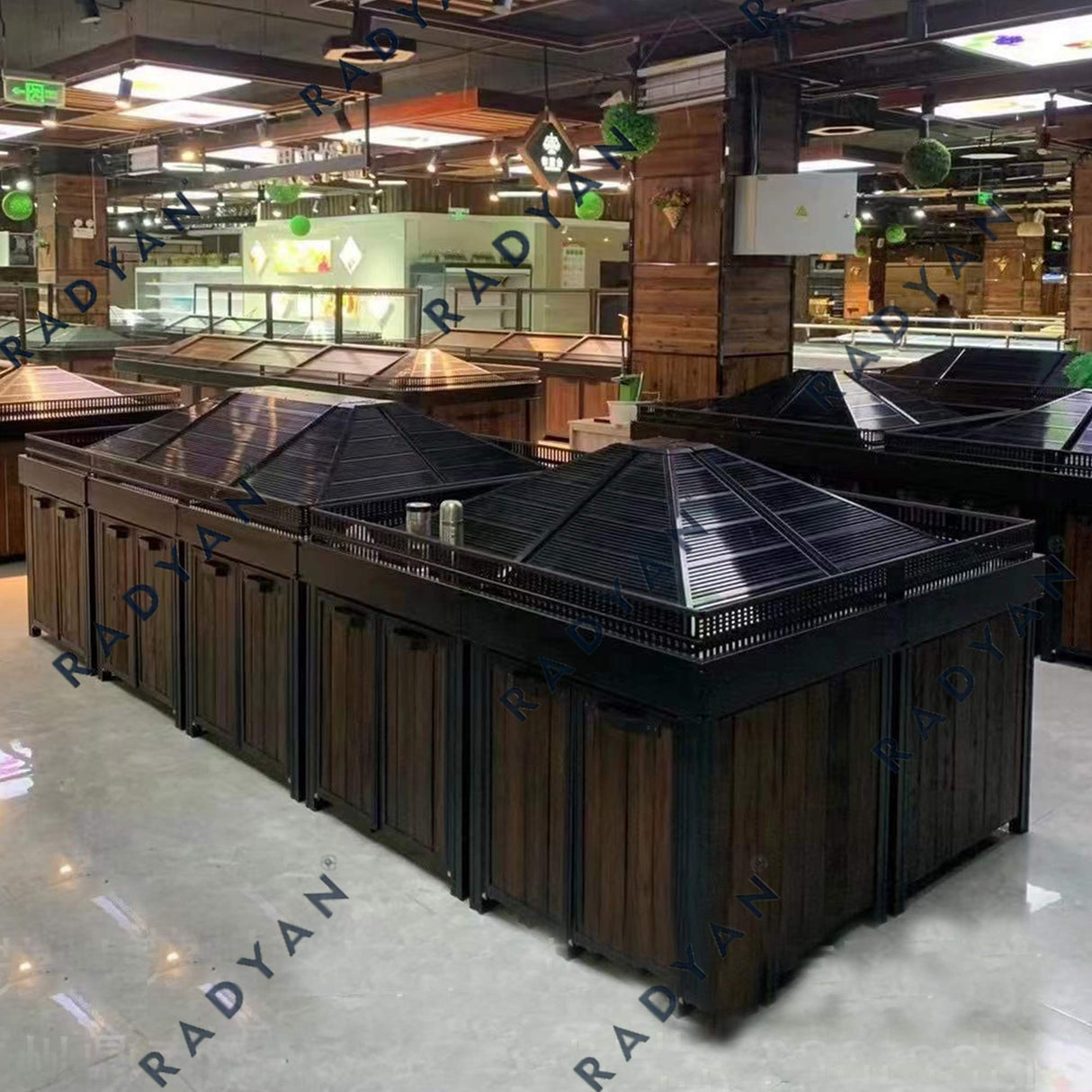 New aluminum alloy profile fruit and vegetable rack