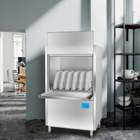 380V Stainless Steel Large Front Loading Utensil Washer Machine for Restaurant