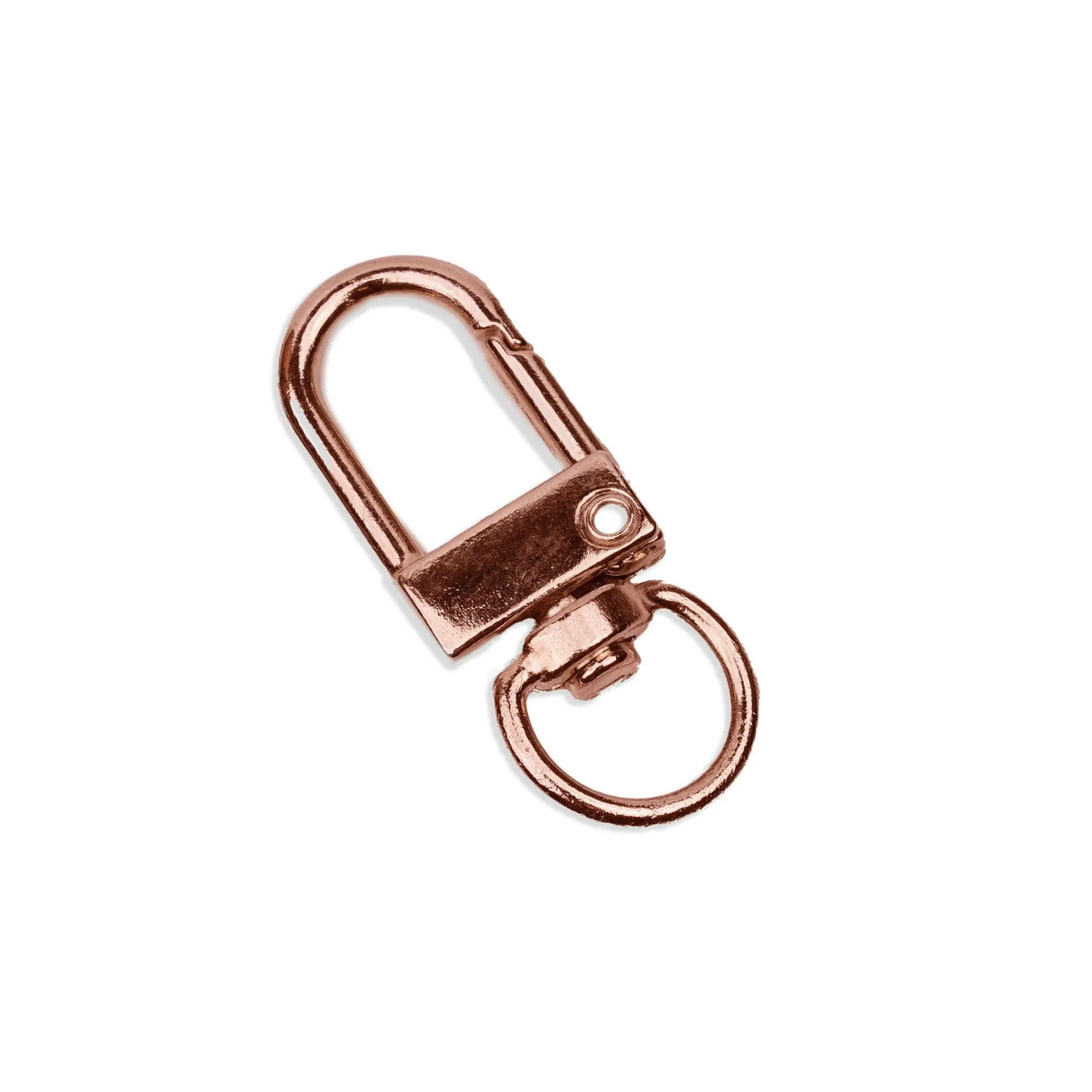 Standard Clasp & Swivel Ring - Rose Gold (10 per Bag - 1.25")