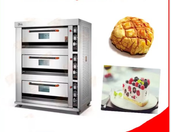 Bakery Machines!!! 2 Layers 4 Trays Deck Oven/ Electric/ Gas/ Pizza/ Baking/ Oven