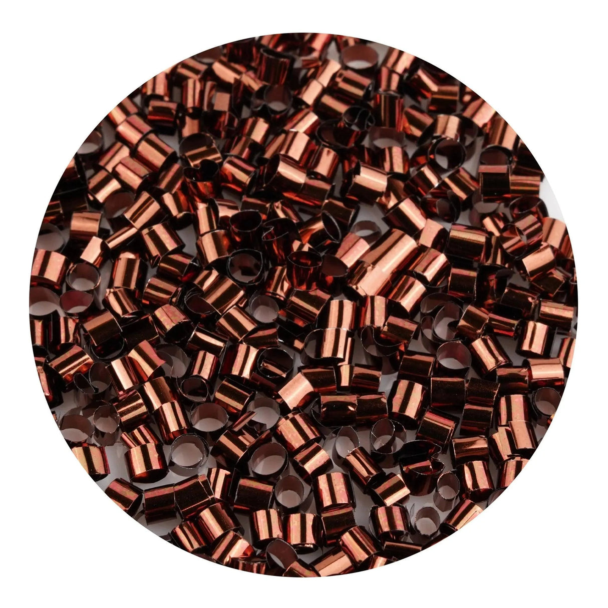 Bingsu Beads - Metallic Brown (3.25 oz Bag)