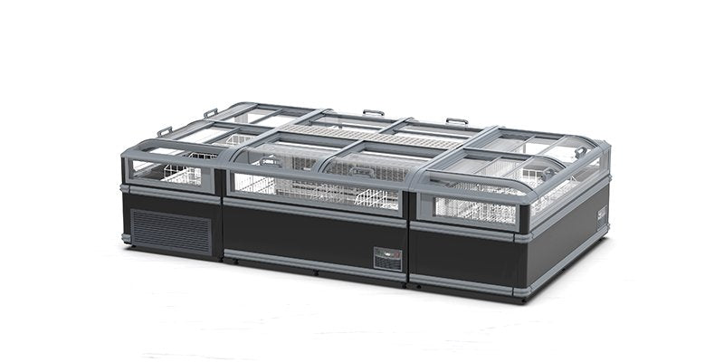 China-style Transparent Island Freezer