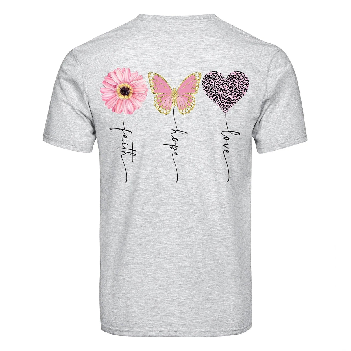 DTF Heat Transfer - Faith Hope Love - 10"