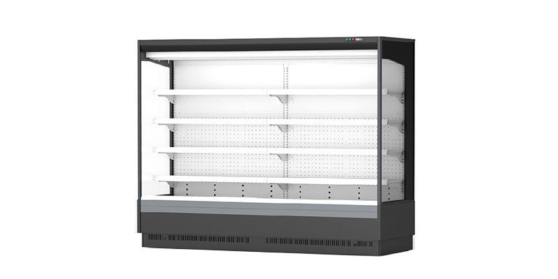 Remote Double Air Curtain Display Fridge