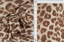 1 Yard French Terry Animal Print Knit Fabric 58/60? Wide Polyester Rayon Spandex Blend