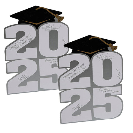 11" x 15" 2025 Graduation Cardboard Autograph Sign with Easel