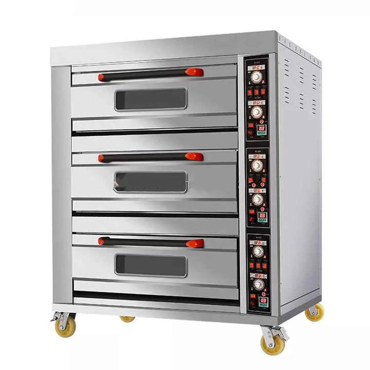 Commercial Gas Deck Oven Bread Making Machine Industrial Bread Baking Oven / Pizza Ovens Sale