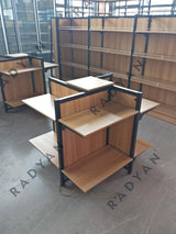 Steel-wood square frame