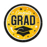 9" Graduation Party Congrats Grad Round Paper Dinner Plates 25 Count