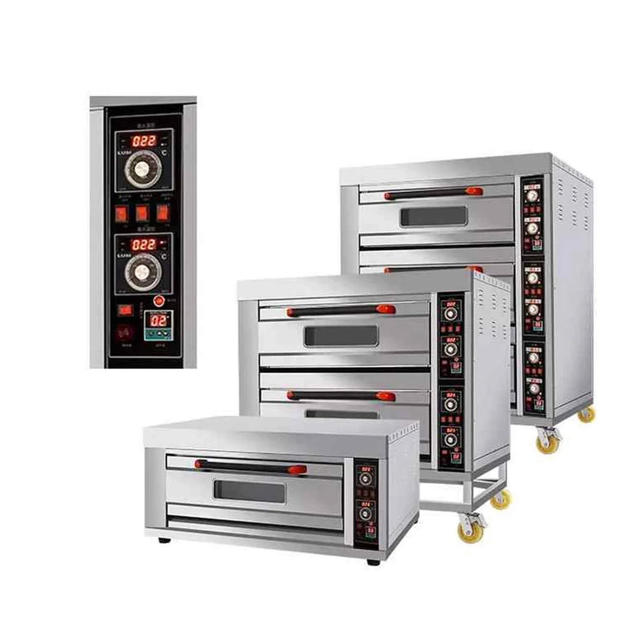 Commercial Gas Deck Oven Bread Making Machine Industrial Bread Baking Oven / Pizza Ovens Sale