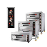 Commercial Gas Deck Oven Bread Making Machine Industrial Bread Baking Oven / Pizza Ovens Sale