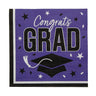 6 1/2" Bulk 50 Count Congrats Grad Party Paper Luncheon Napkins