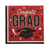 6 1/2" Bulk 50 Count Congrats Grad Party Paper Luncheon Napkins