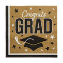 Graduation Party Napkins 50 Count Congrats Grad Design 6.5 Inch Luncheon Size