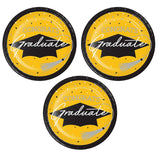 Creative Converting Yellow Graduation Dessert Plates – 54 Count