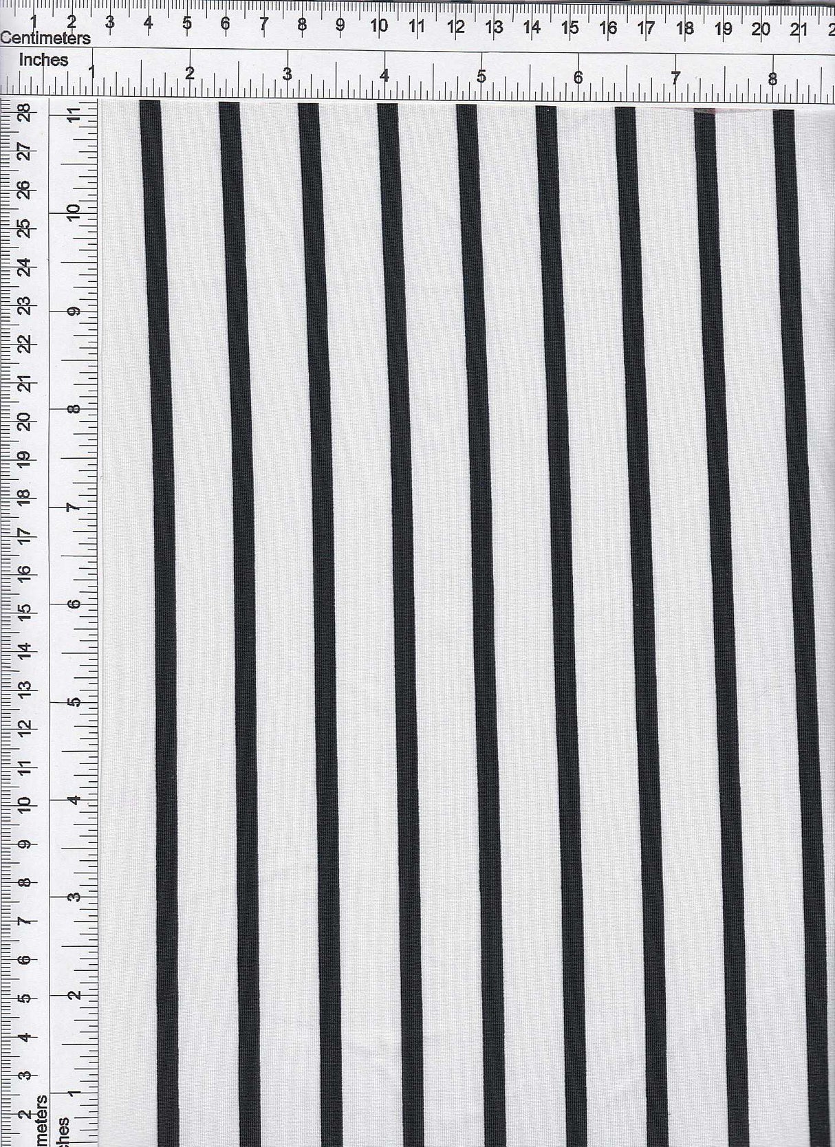 1 Yard DTY Vertical Stripe Print Knit 58/60"