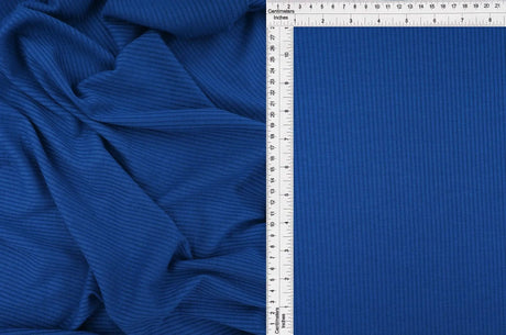 4x2 Rib Solid Fabric 1 Yard Soft Stretch Comfortable Knit 52/54" Wide