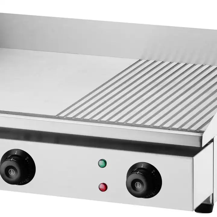 Electric Griddles Commercial Restaurant Stainless Steel Griddle With Flat Top Machine Stalls High Quality Equipment