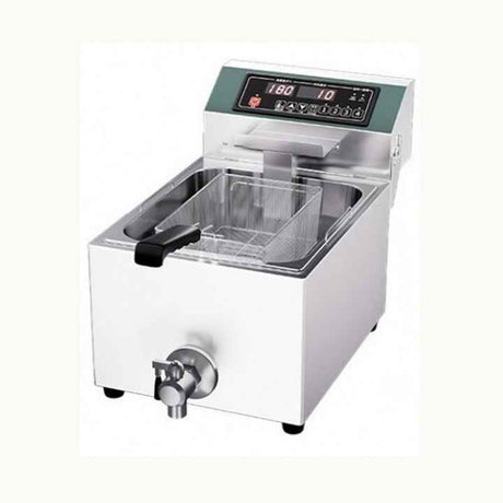 Single Cylinder 10L/12L Industrial French Fries Fryer Commercial Electric Deep Fryer