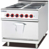 Kitchen Cooker 4 Hotplate Solid Plate Electric Cooktop Cooking Range Oven With Electric Oven