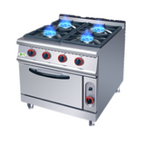 Stainless Steel Gas Range with 4 burner Wither for Sale