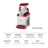 Commercial Snacks & Slush Granita Machine Frozen Drinks Ice Cream Sorbet Slush Puppy Dispenser Sorbet Maker