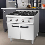 Commercial Kitchen Equipment Stainless Steel Electric Stove with 5 Burners for Hotels and Restaurants