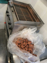 Lpg Volcanic Rock Lava Gas Pit Grill Bench Electric Commercial Striped Steaks Roaster Machine Fy-978