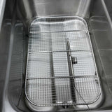 Commercial 2 Tank 14L Stainless Steel Gas Deep Fryer New Condition Potato Chips Fryer