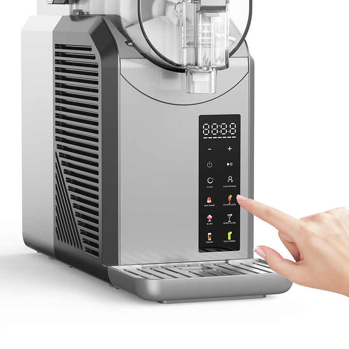 Hot-Selling Small Household Smoothie Machine Fully Automatic Cold Drink Slush Maker Ice Cleaning Feature for Snow Melting Source