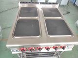 Kitchen Cooker 4 Hotplate Solid Plate Electric Cooktop Cooking Range Oven With Electric Oven