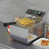 Electric Deep Fat Fryer Multifunctional Commercial Fryer Rapid Heating up Fryer Machine