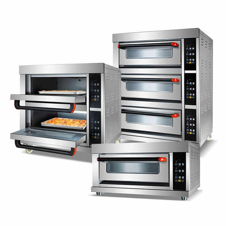Commercial Stainless Steel Baking Oven Electric One Deck One Tray Oven With Micro-Computer Baking Oven