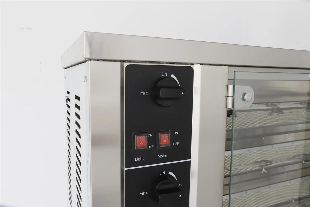 Commercial Hotel and Household Stainless Steel Gas Chicken Rotisserie Oven